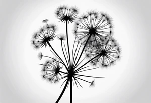 Dandelion tattoo idea