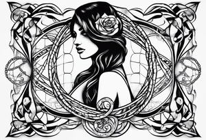 Dna strand tattoo idea