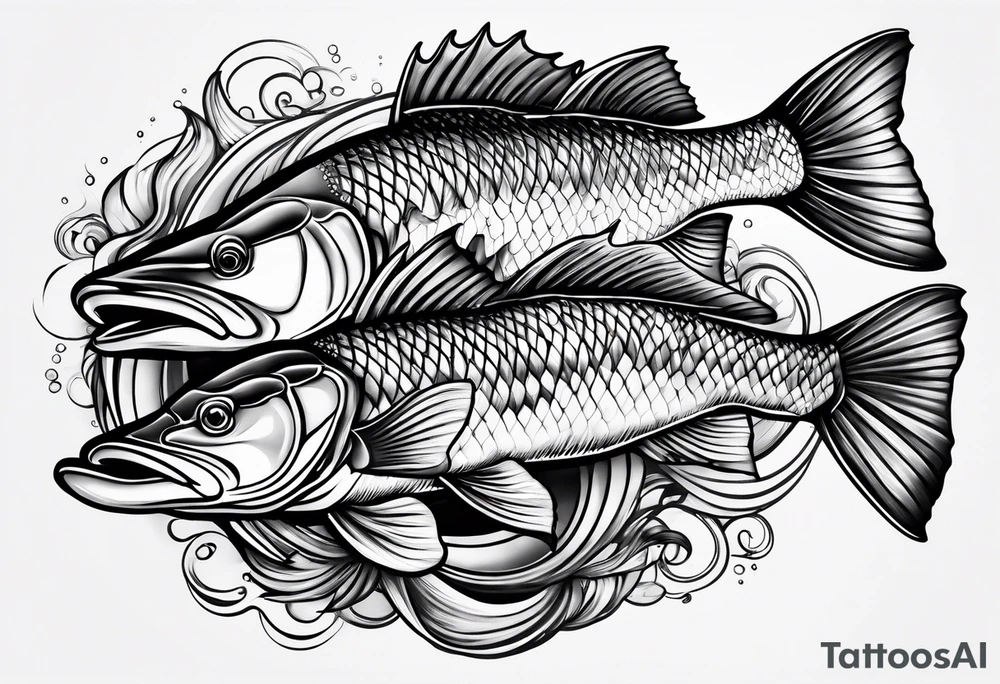 walleye tattoo idea