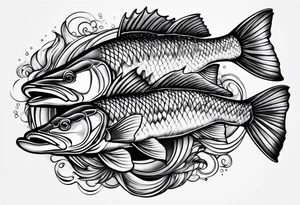 walleye tattoo idea