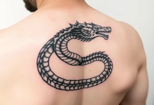 Powerfull Dacian Draco wih Decebal tattoo idea