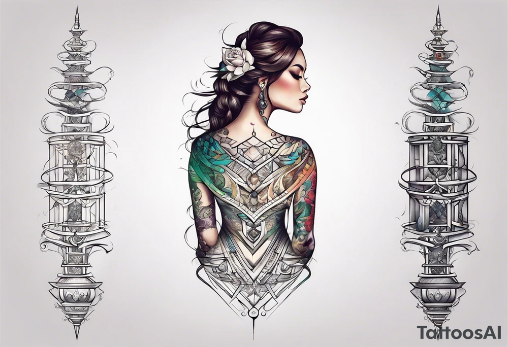 Spine not wired right tattoo idea