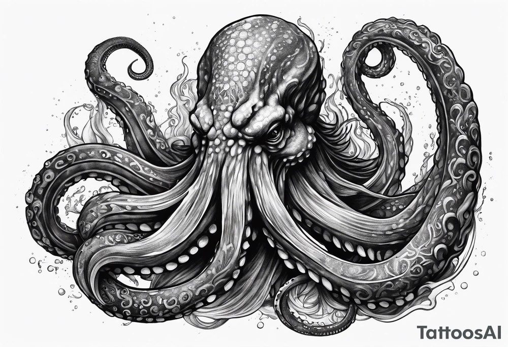 kraken tattoo idea