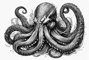 kraken tattoo idea