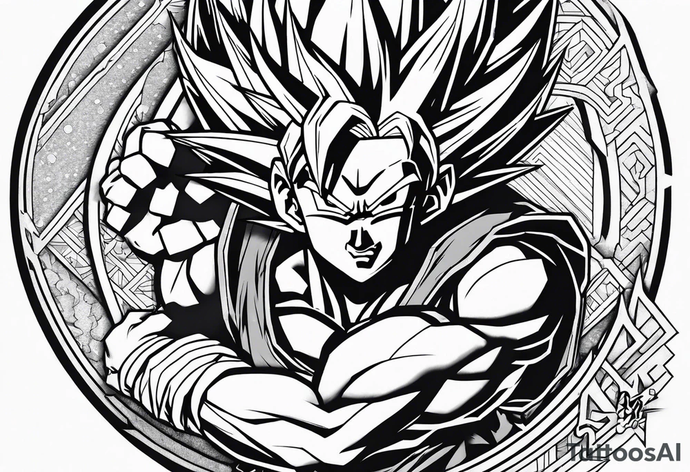 dragonball z tattoo idea