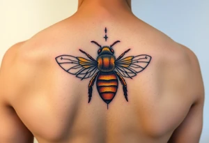 Honey comb bees tattoo idea
