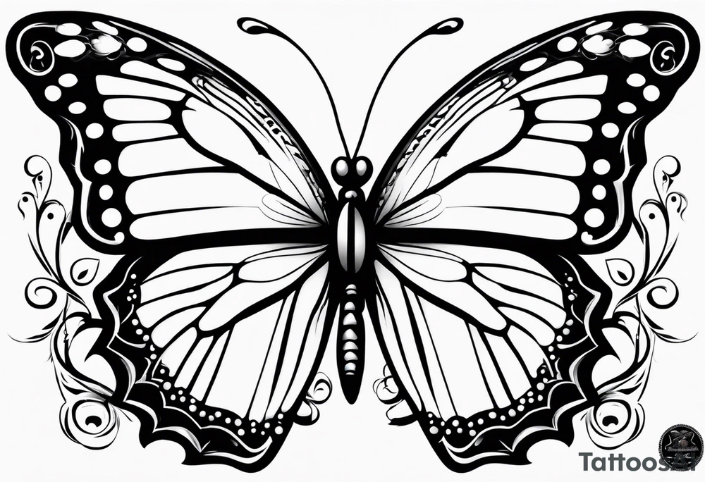 Butterfly tattoo idea