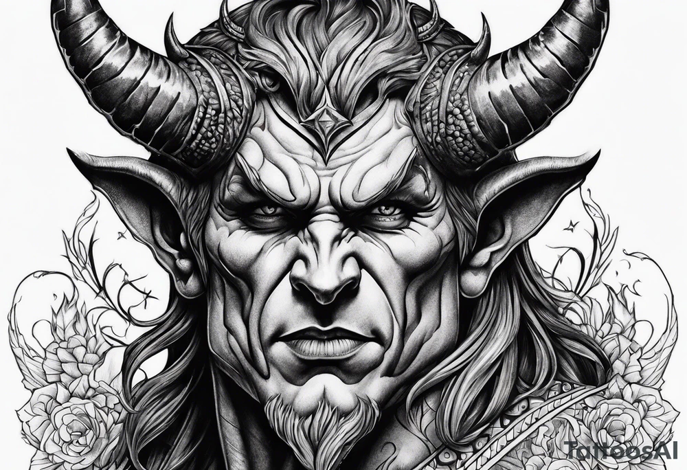 The devil tattoo idea