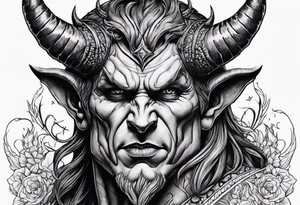 The devil tattoo idea