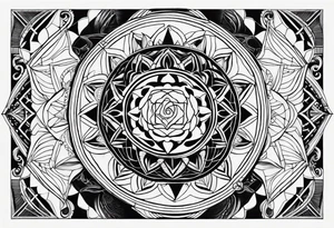 Sacred geometry, Pisces tattoo idea