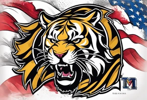 Missouri tigers football with Italian heritage and Motown music tattoo idea
