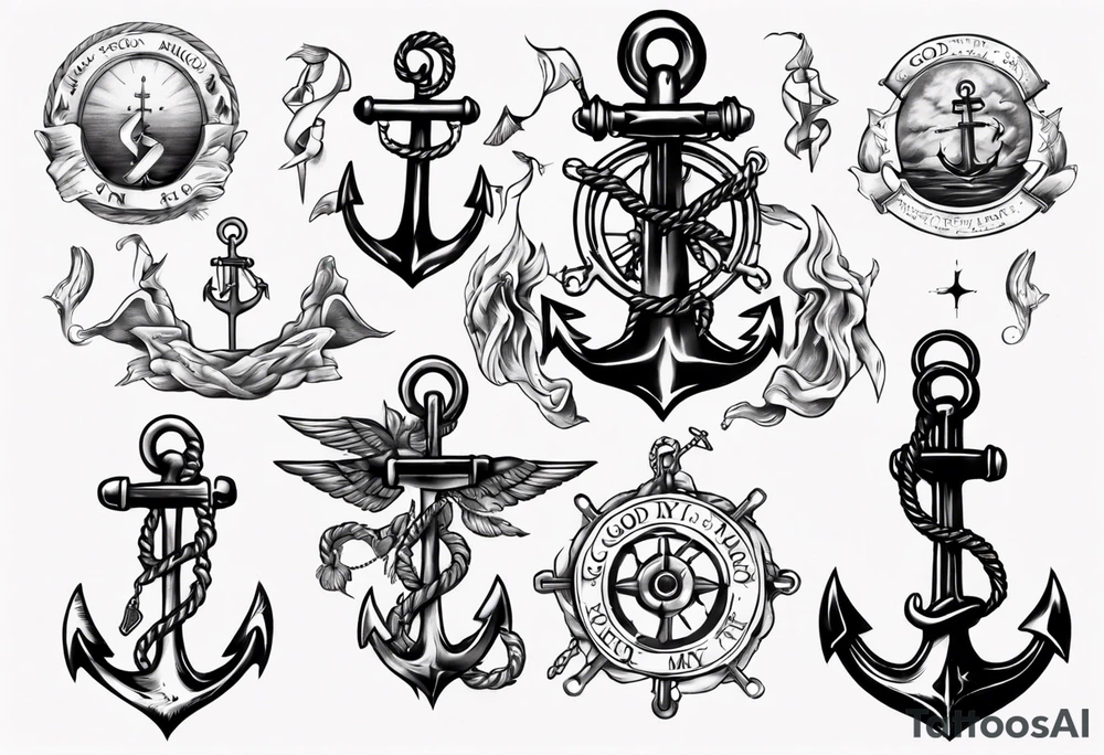 God is my anchor tattoo idea
