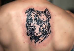 pitbull tattoo tattoo idea