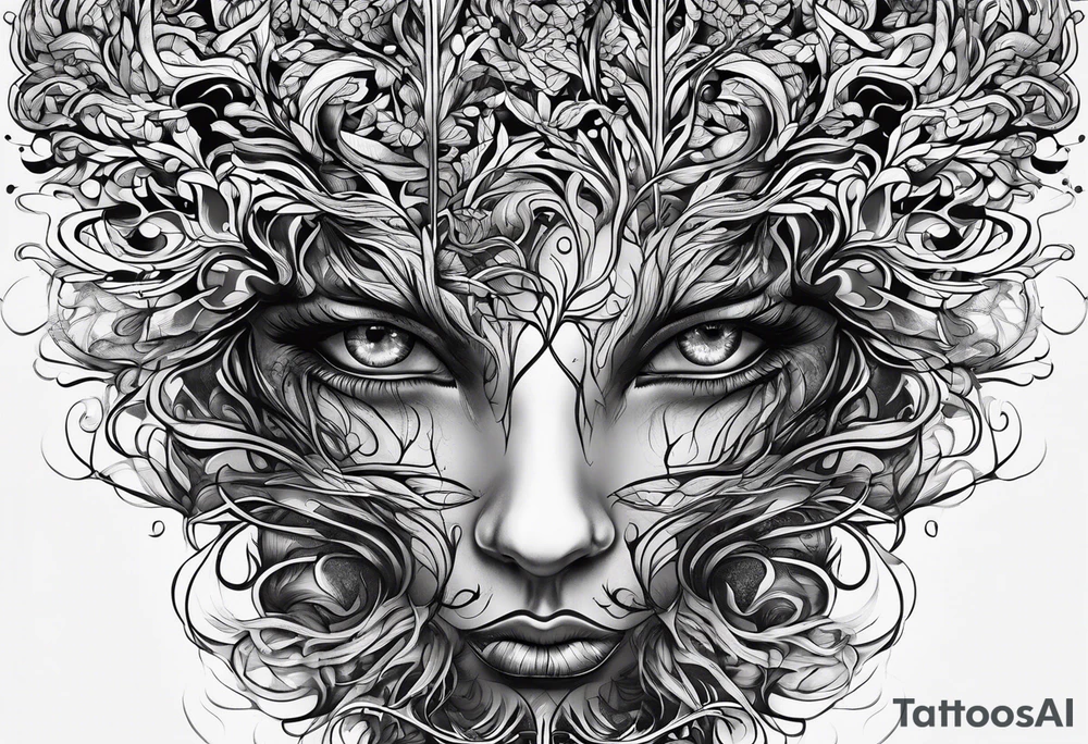 Roots grow and cells split, tendons stretch tattoo idea