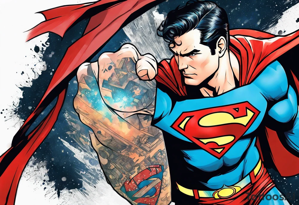 Superman tattoo idea