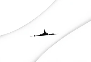 Silhouette arband tattoo idea