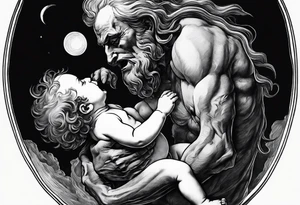 "Saturn Devouring His Son" by Francisco Goya tattoo idea