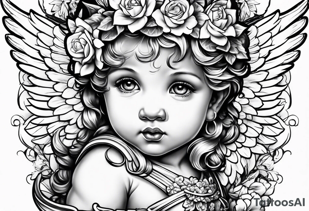 Baby Cupid tattoo idea