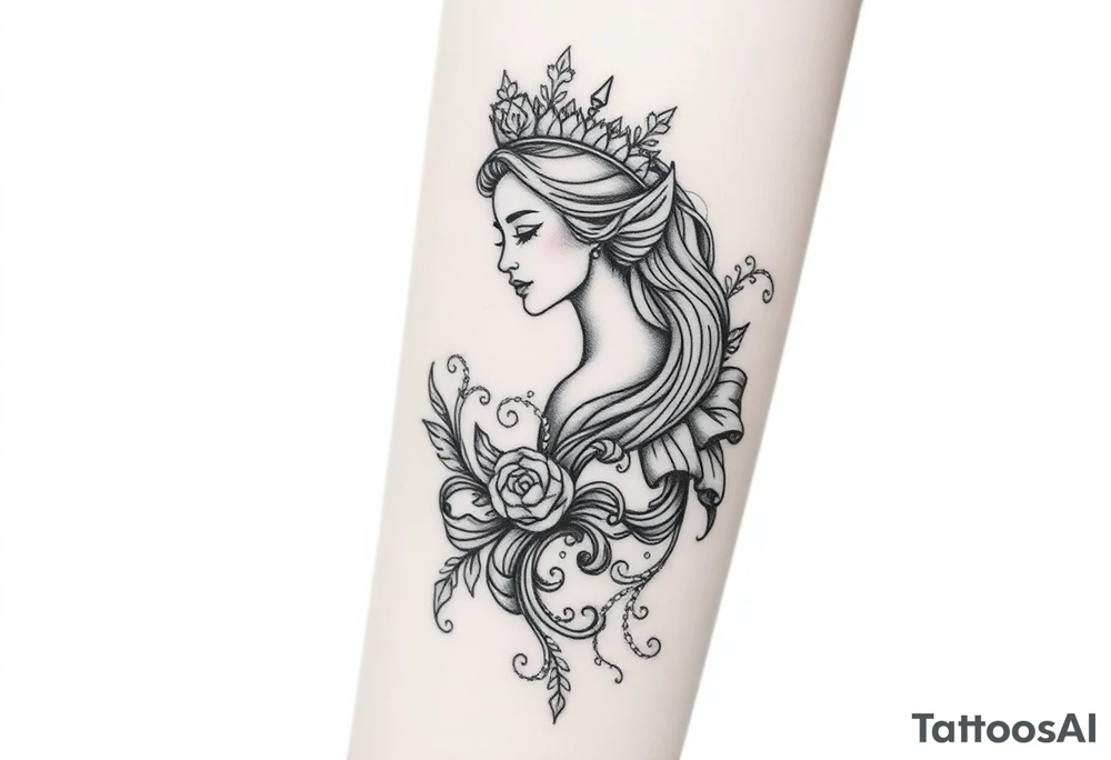 Written the empress tattoo idea