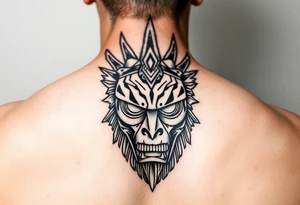 Zulu 
african mask tattoo idea