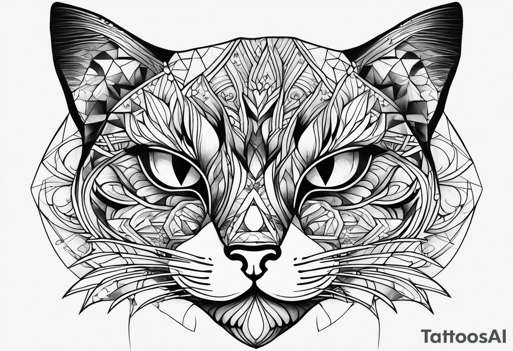 Black Cat tattoo idea