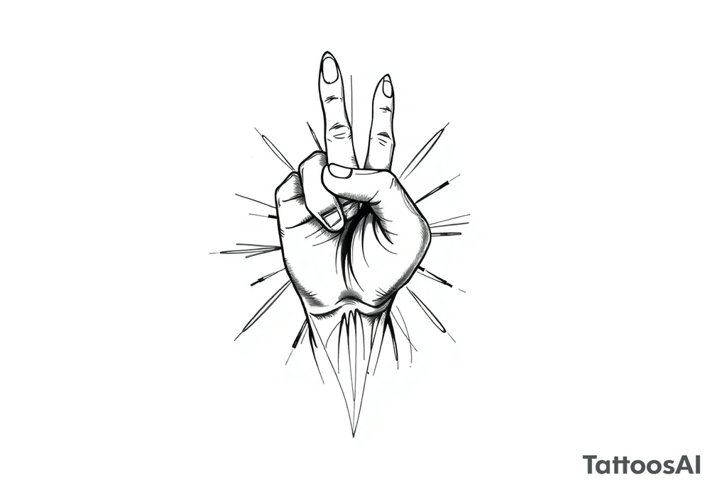 Life, line, power, relentless, happiness tattoo idea