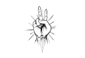 Life, line, power, relentless, happiness tattoo idea