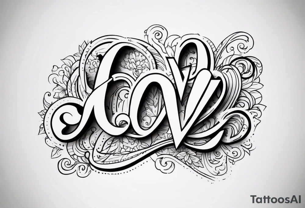 love letter tattoo idea