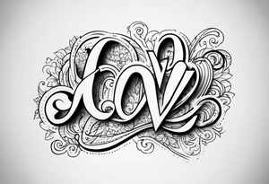 love letter tattoo idea
