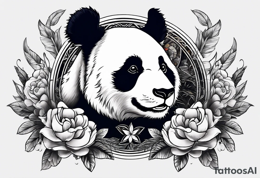 panda tattoo idea