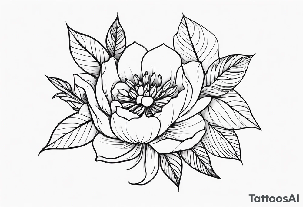 Floral sleeve tattoo idea