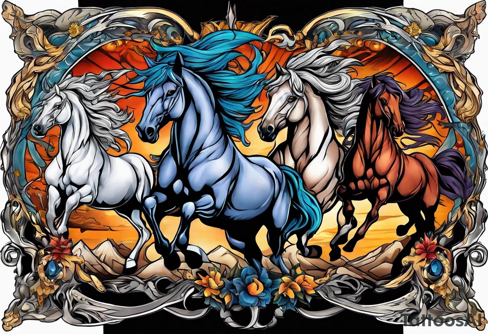 Four horsemen tattoo idea