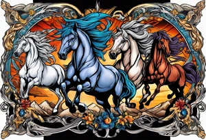 Four horsemen tattoo idea