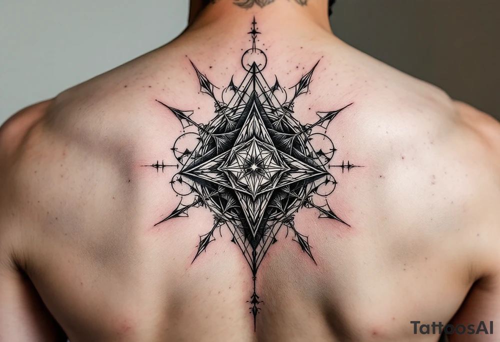 Metatrons cube tattoo idea