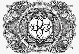 An infinity symbol with Proverbs 10:22 centered underneath. tattoo idea