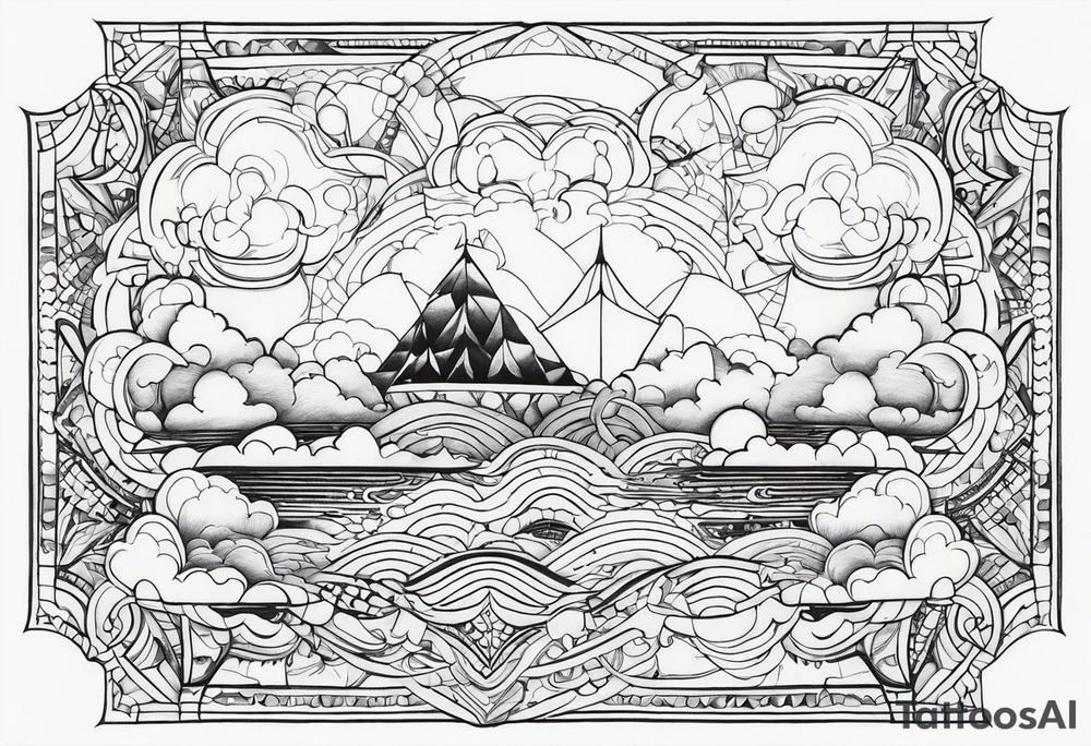 Sky tattoo idea