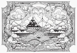 Sky tattoo idea