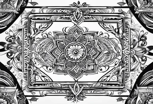 Tattoo should include below symbols. It's a Brahmi script tattoo idea