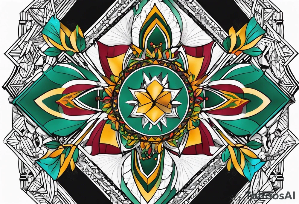 São Tomé e Príncipe 🇸🇹 tattoo idea