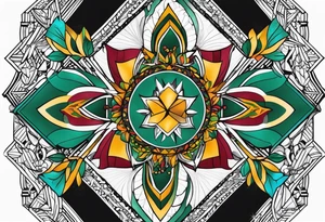 São Tomé e Príncipe 🇸🇹 tattoo idea