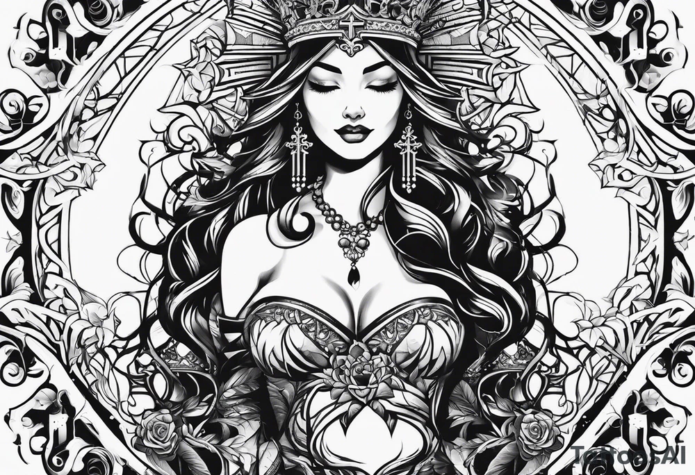 cross tattoo idea