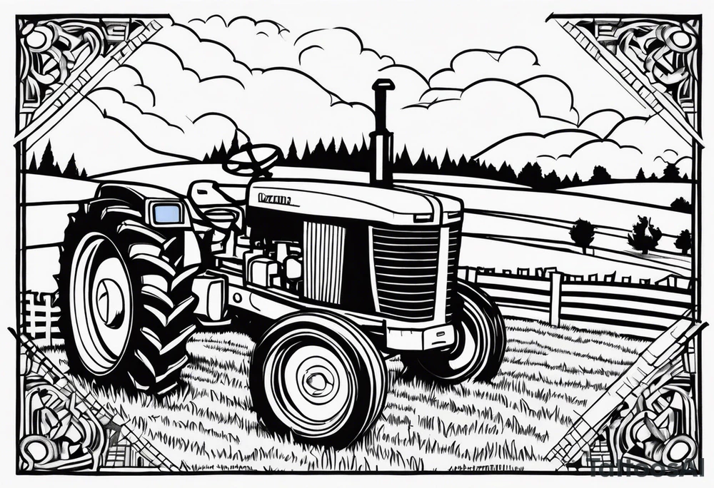 farming tattoo idea