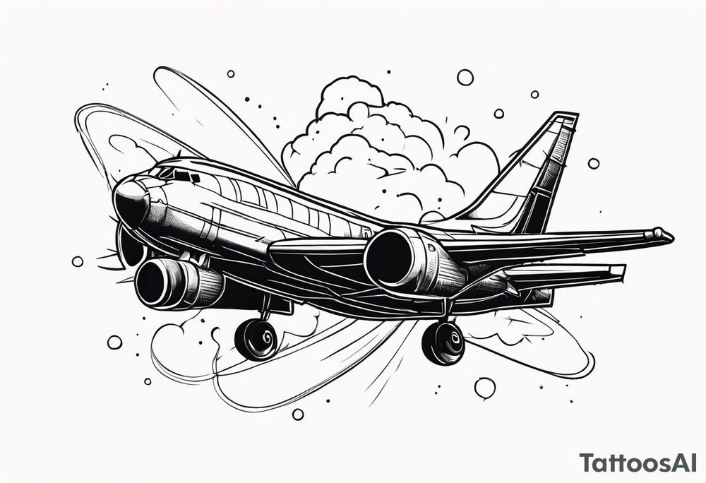 bomb from a plane tattoo idea
