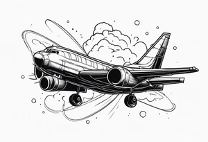bomb from a plane tattoo idea