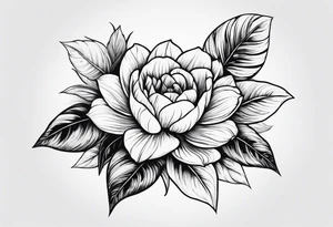 Plants tattoo idea