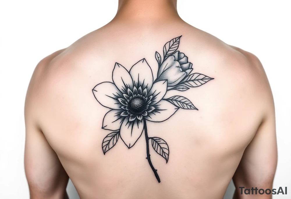 Tonya Libra Savannah GA flower night tattoo idea