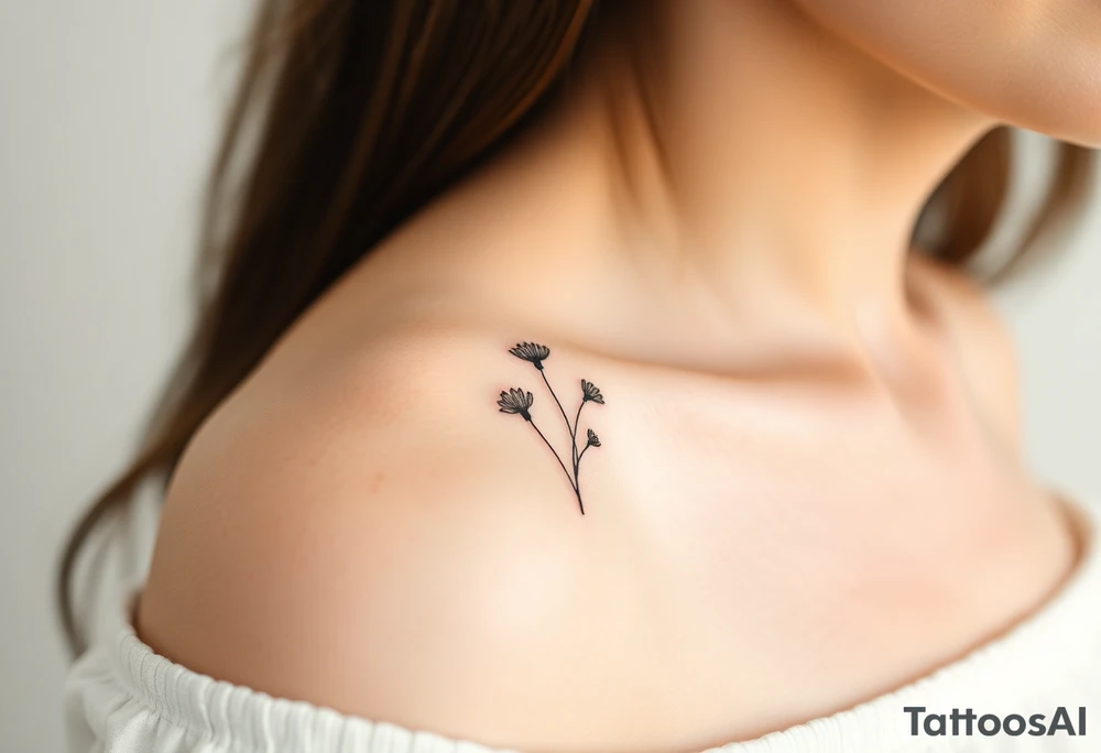 Wildflowers tattoo idea