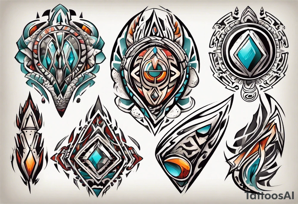 Stones tattoo idea