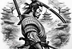 discipline  consistency samurai tattoo idea