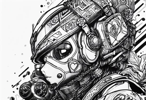 Love, Death & Robots tattoo idea